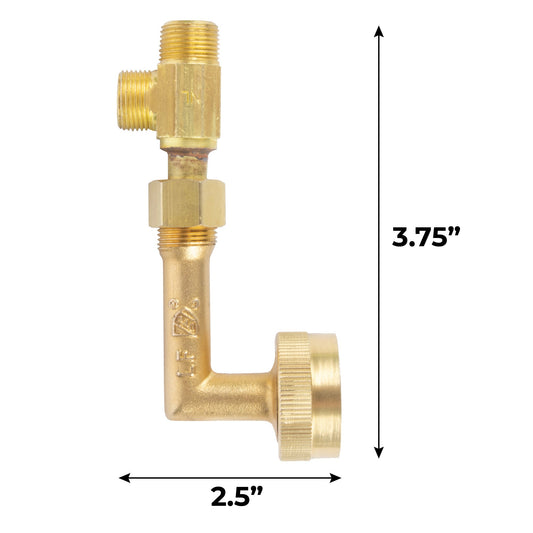 ¾ in. Garden Hose Connector Attachment for Utility Sinks - view 2