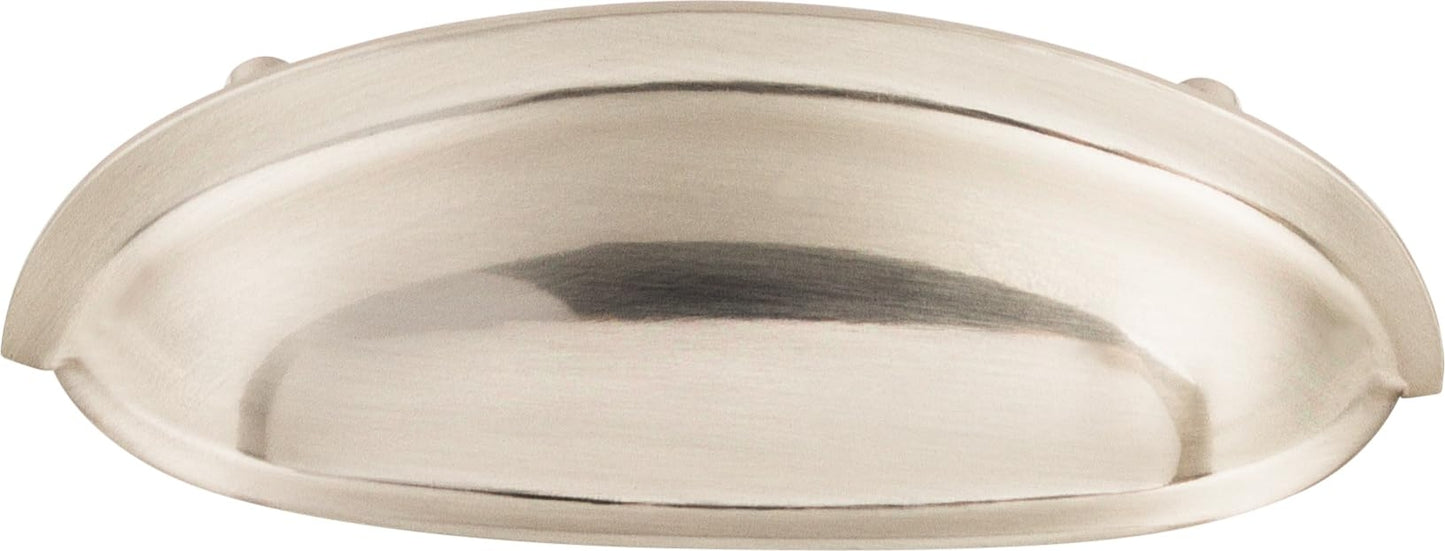 Top Knobs M360 Somerset Collection 3" Somerset Cup Pull, Brushed Satin Nickel