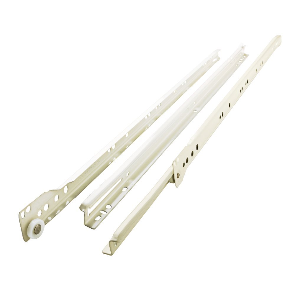 Liberty D68822C-W-TS 22-Inch Bottom Mount Drawer Slide