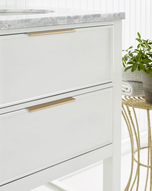 Amerock BP36575 Edge Pull 5-13/16 Inch Long Finger Cabinet Pull