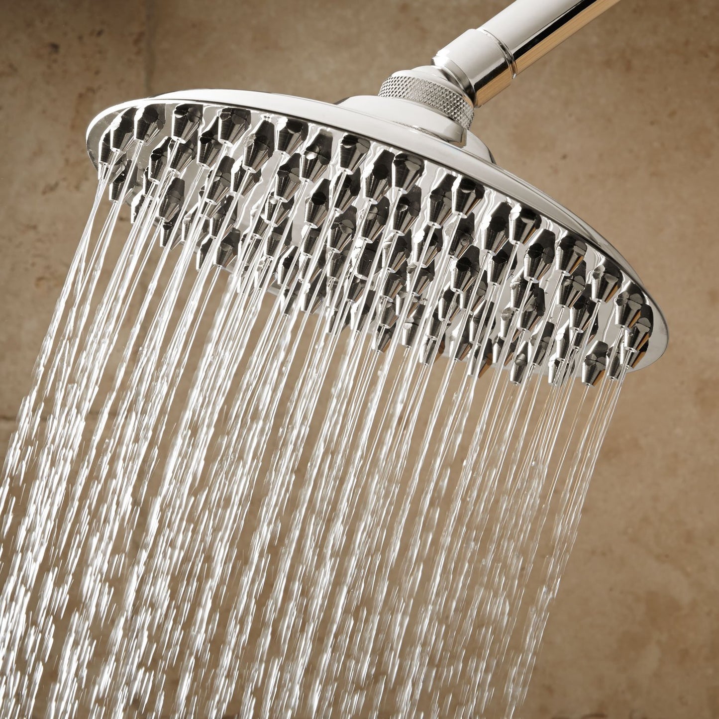 Signature Hardware 250948 8" Bostonian Single Function ShowerHead-Brushed Nickel