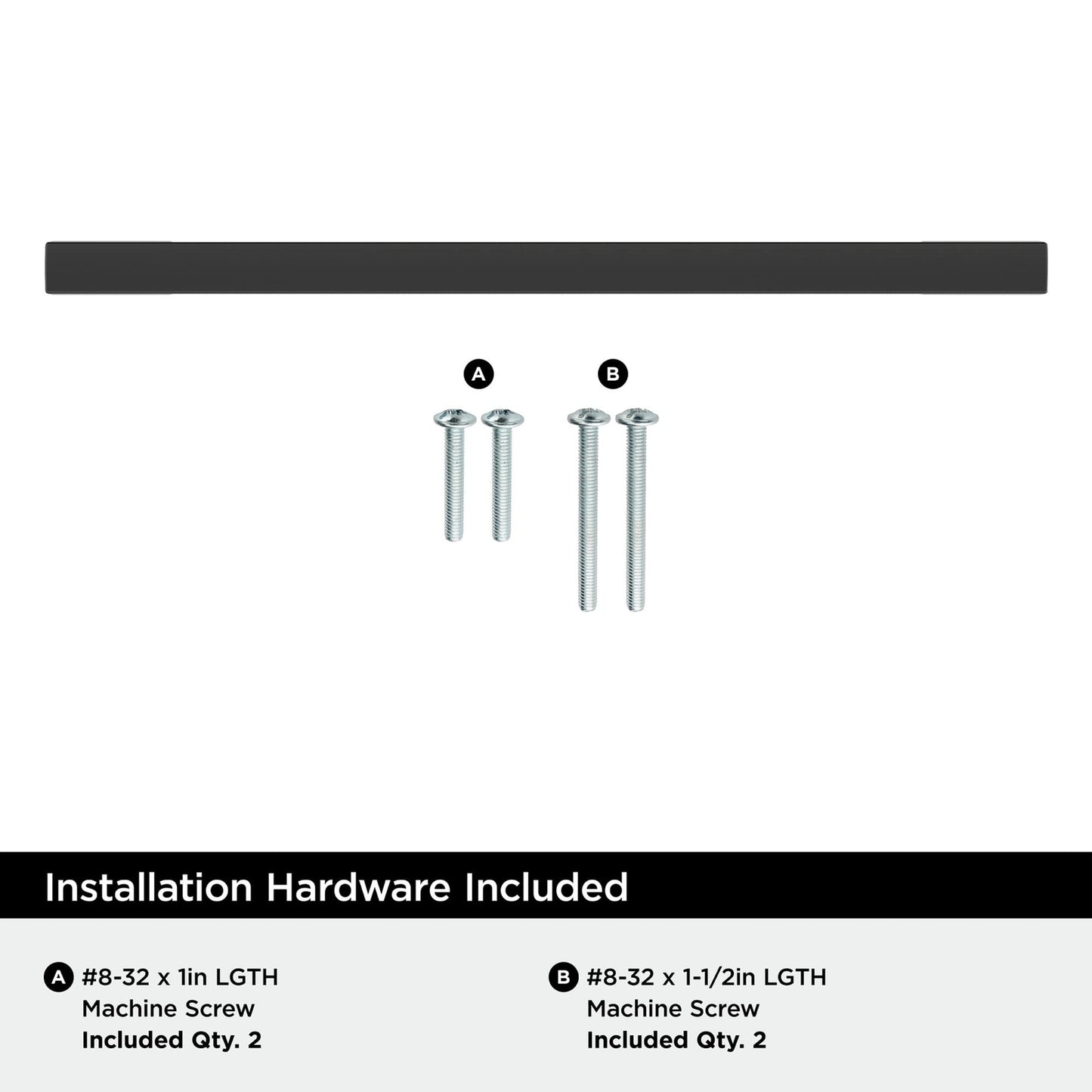 Amerock BP37132G10 Mariposa 5-1/16" C2C Handle Cabinet Pull-Brushed Satin Nickel