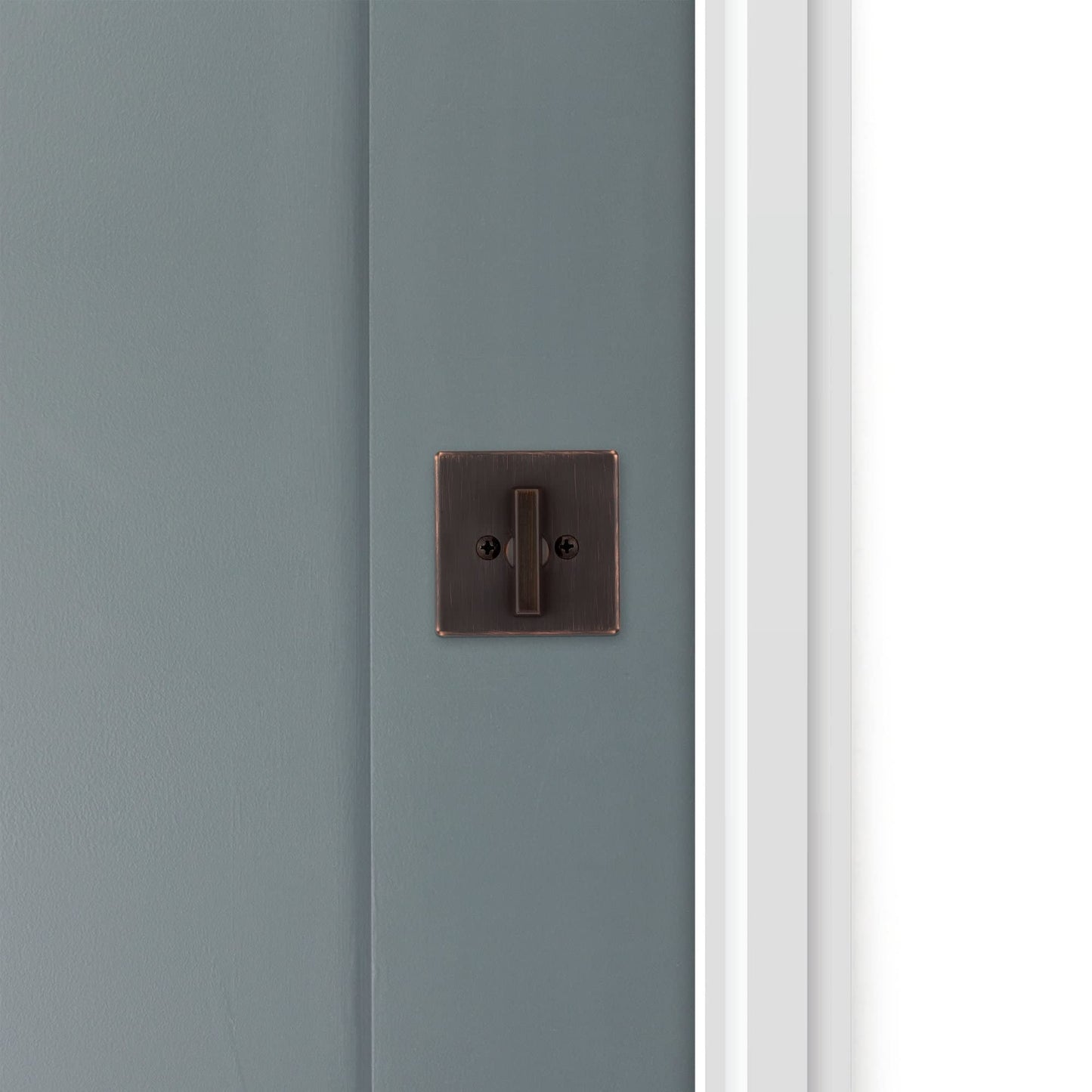 Kwikset 663SQT Privacy One Sided Deadbolt from The Signature Series Matte Black