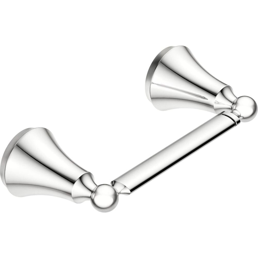 Moen YB5208CH Wynford Double Post Pivoting Toilet Paper Holder, Chrome