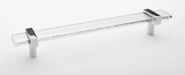 Sietto Adjustable 9" Pull - Clear/Polished Chrome