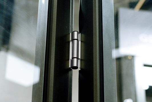 Richelieu 5823CB1 Onward Full Mortise Adjustable Spring Butt Hinge