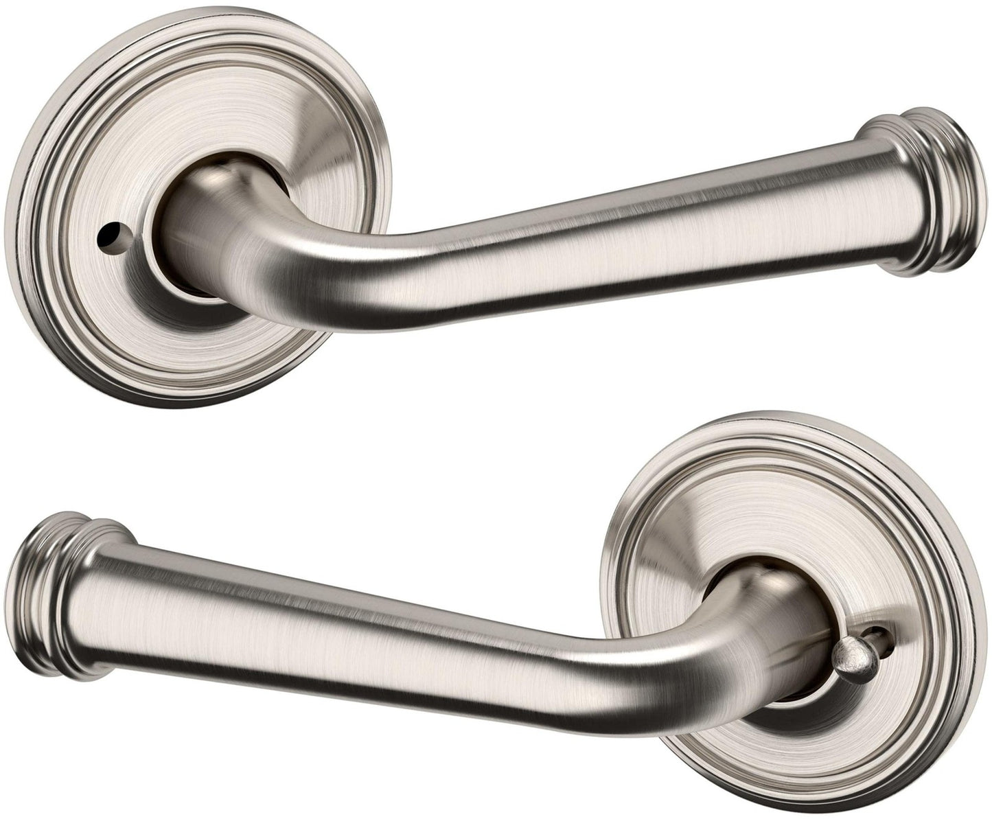 Baldwin 5116.044.PRIV Privacy Door Lever Set w/Rose - Lifetime Satin Brass
