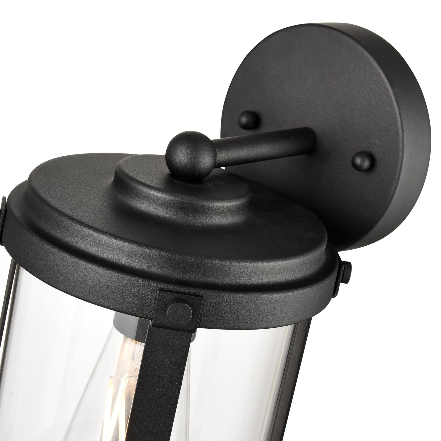 ML Lighting 290001-TBK 1-Light Outdoor Wall Sconce in Textured Black Finish