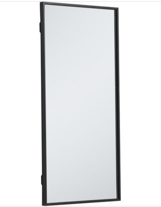 Elegant Lighting MR41436BK Monet 36 X 18 inch Black Wall Mirror