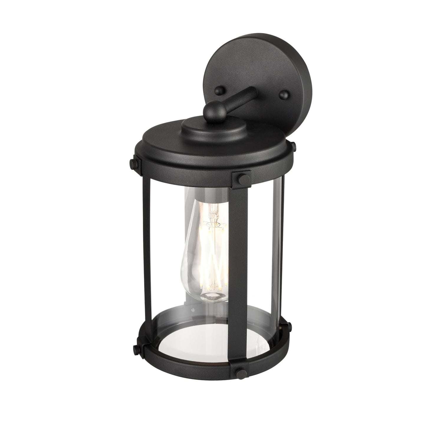 ML Lighting 290001-TBK 1-Light Outdoor Wall Sconce in Textured Black Finish