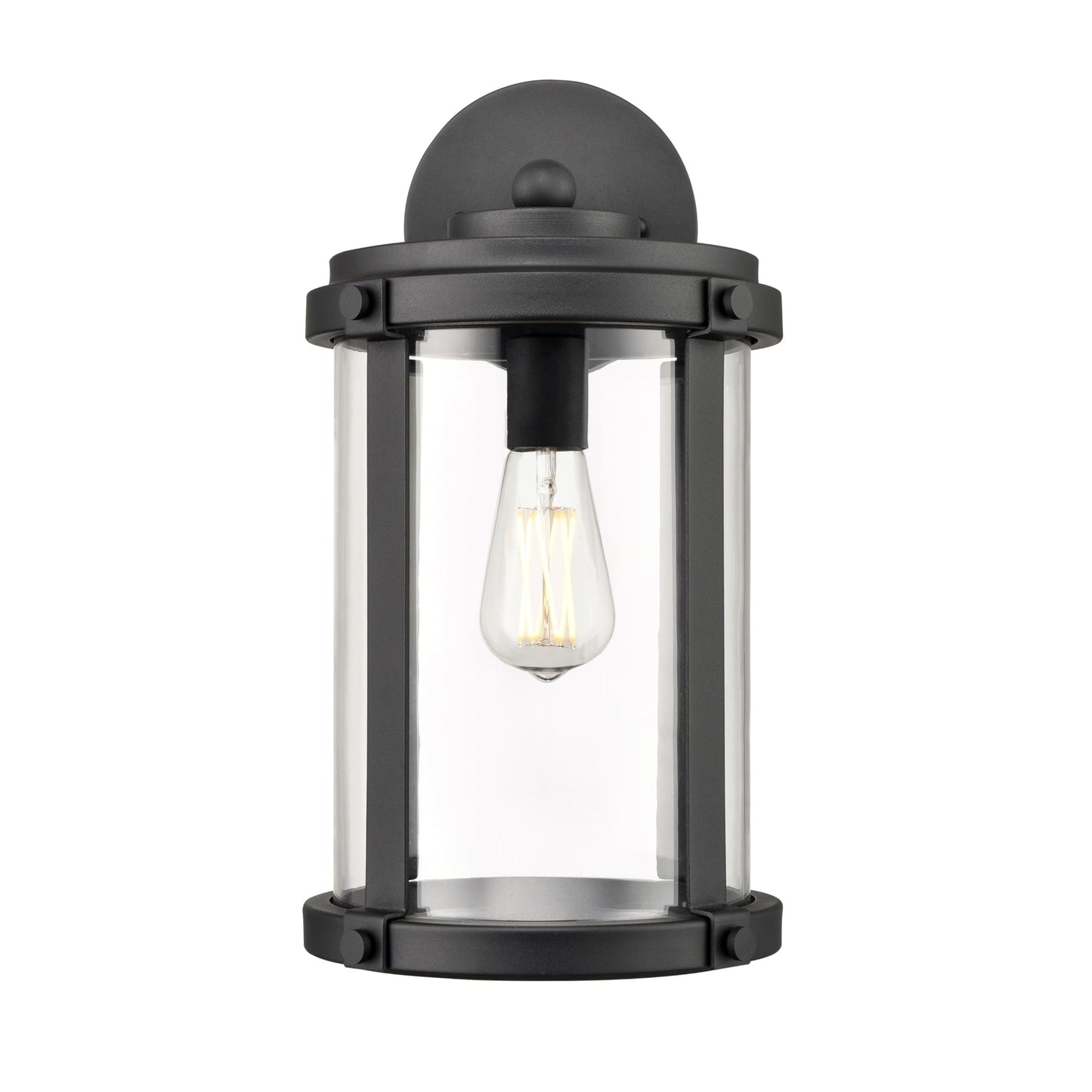 ML Lighting 290001-TBK 1-Light Outdoor Wall Sconce in Textured Black Finish