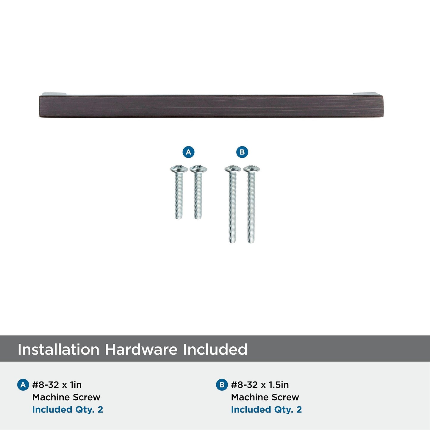 Amerock BP36571ORB Monument Cabinet Pull Oil Rubbed Bronze 5-1/16" C2C