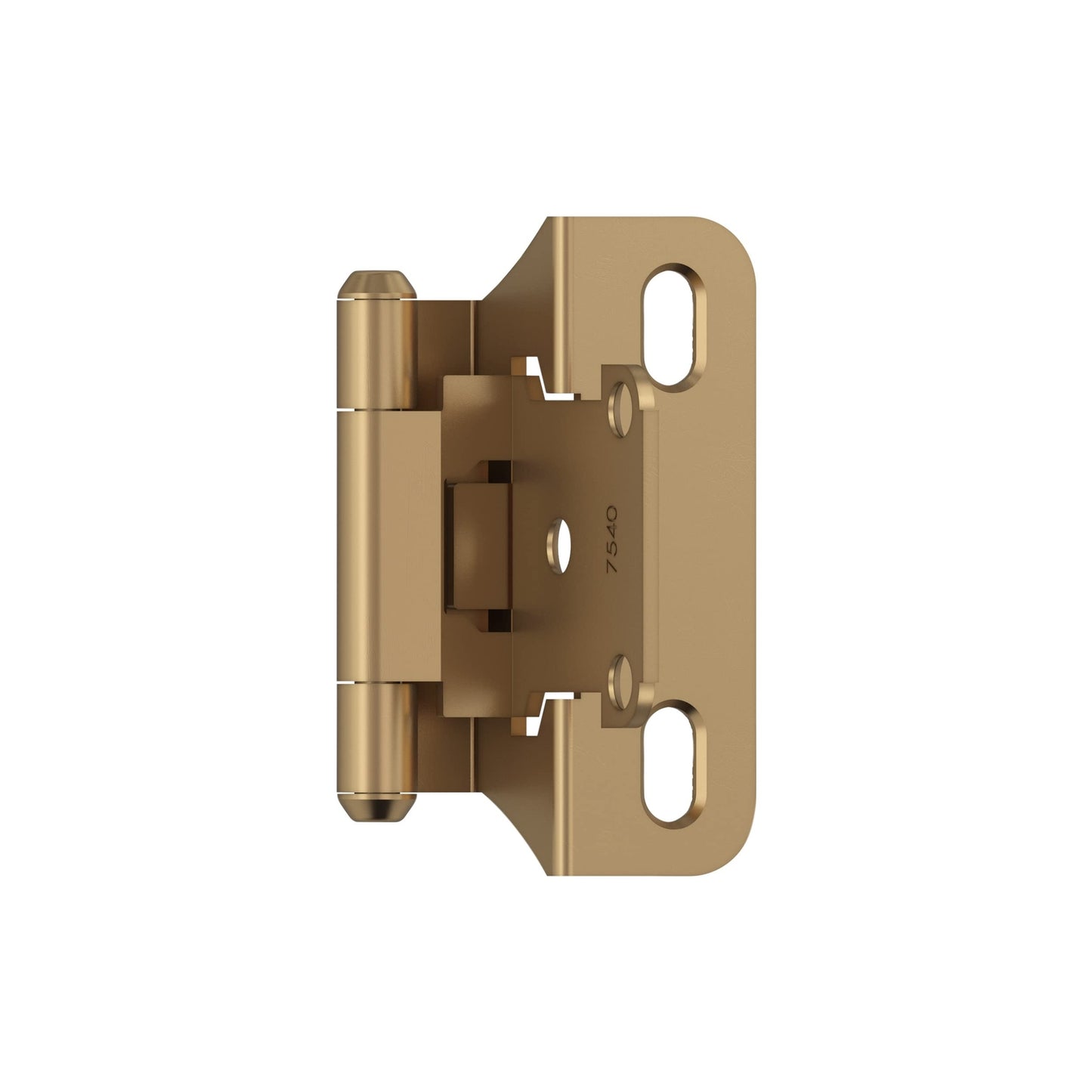 Amerock BPR7566CZ Cabinet Hinge 1/4 in Champagne Bronze 2 Pack