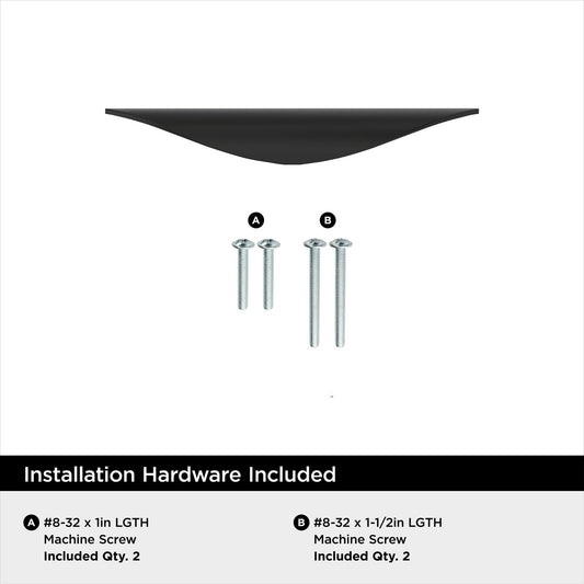 Amerock BP37210CZ Dayton 3" C2C Finger Cabinet Pull - Champagne Bronze