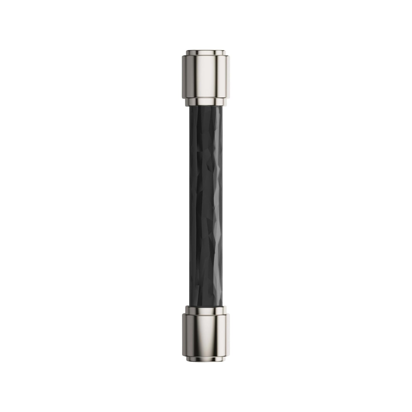 Amerock BP37537G10 Lazzara 3-3/4" C2C Hammered Bar Cabinet Pull - Satin Nickel