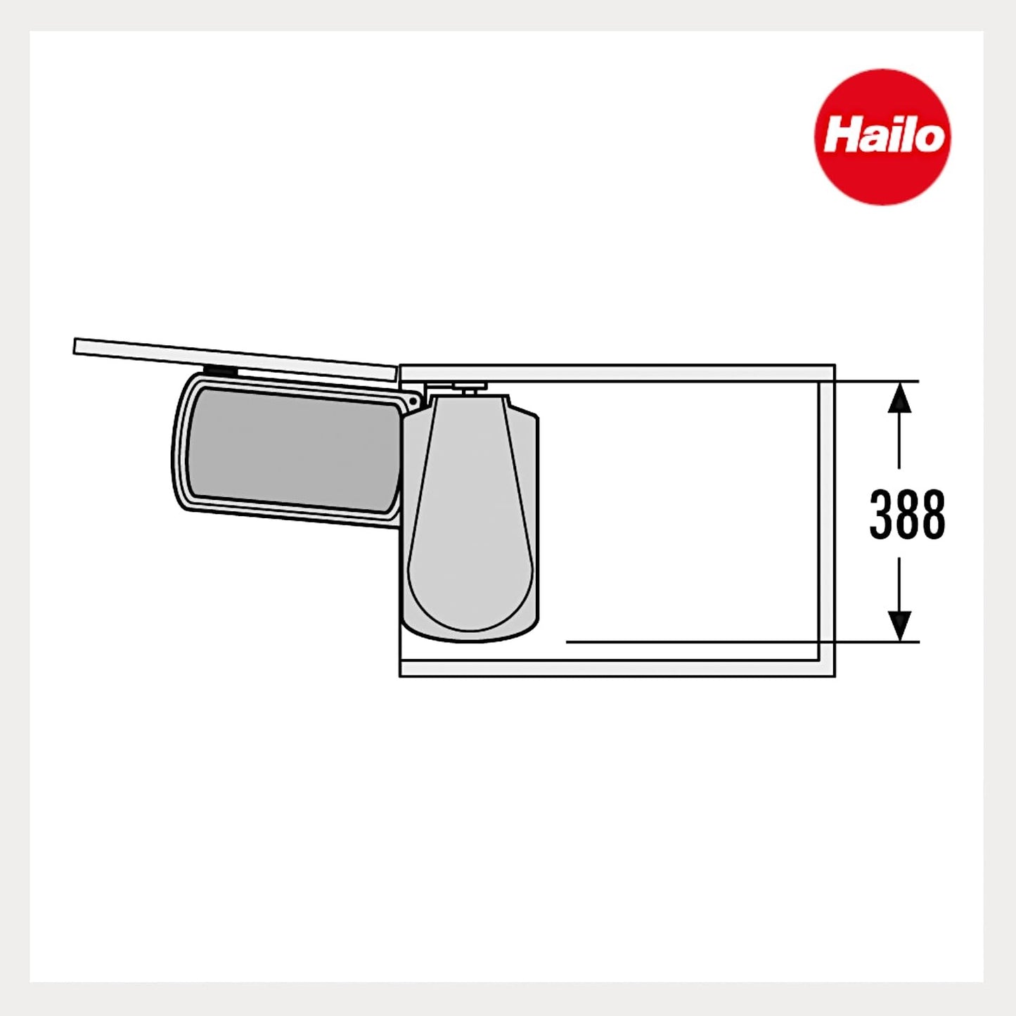 Hailo MF Swing 45.1/18 w (3418-00) - Replacement Can (no full set)