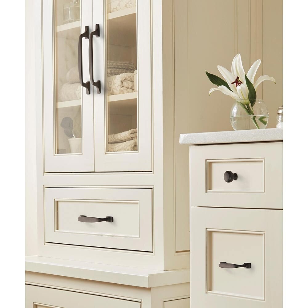 Amerock BP55321BBR - 6 1/4" Centers Cabinet Pull in Black Bronze