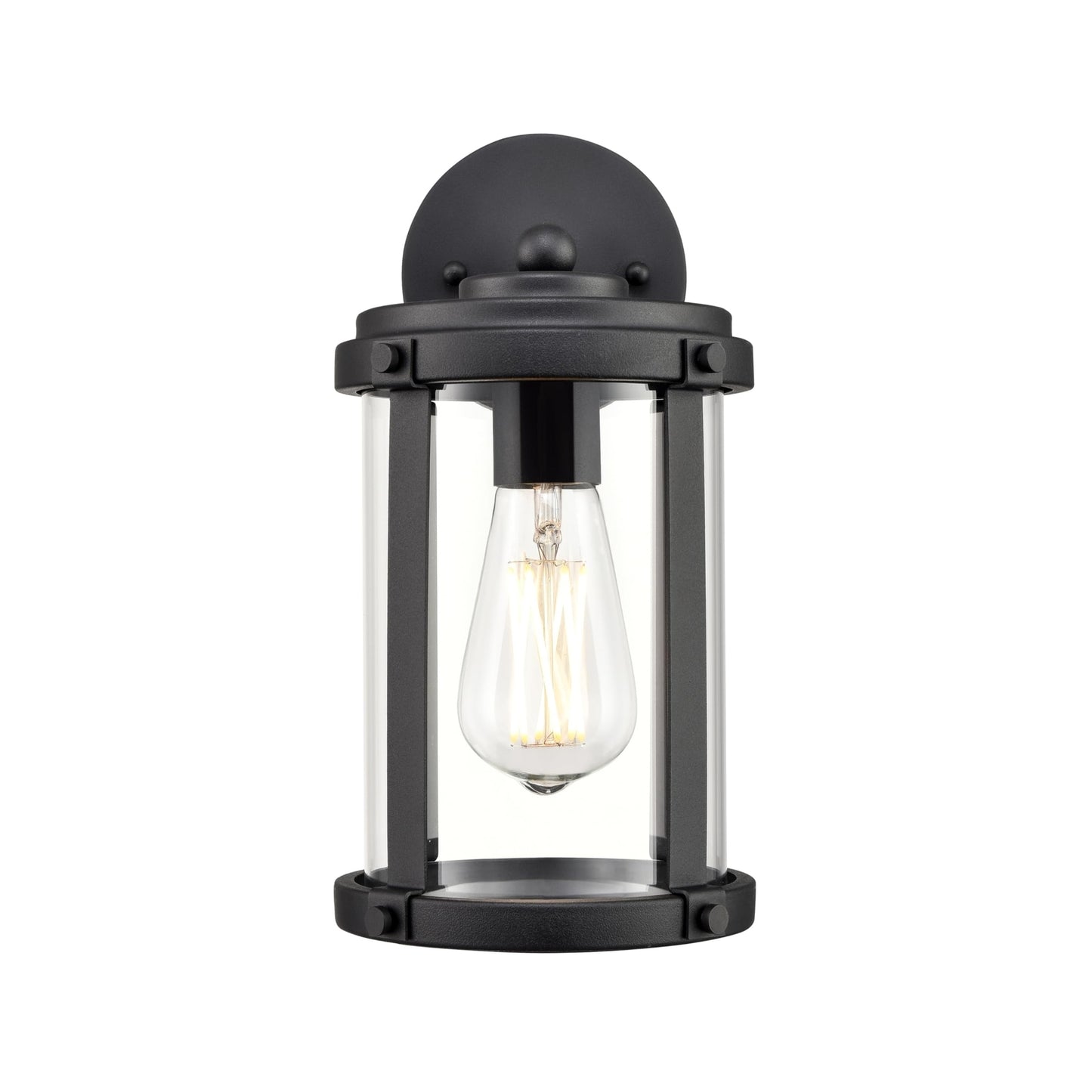 ML Lighting 290001-TBK 1-Light Outdoor Wall Sconce in Textured Black Finish