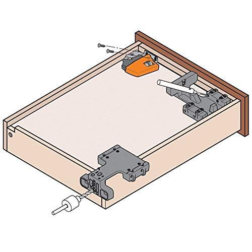 Blum T51.1901 R Hand Locking Device for 563/569 Series Runners, Pack of 11