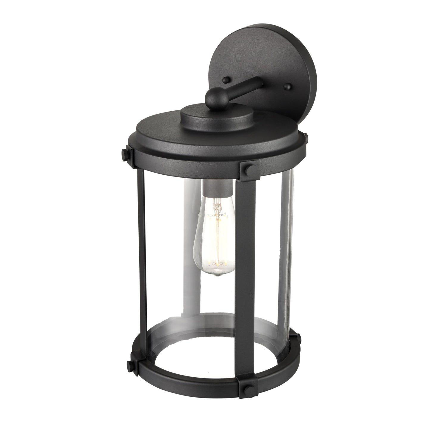 ML Lighting 290001-TBK 1-Light Outdoor Wall Sconce in Textured Black Finish