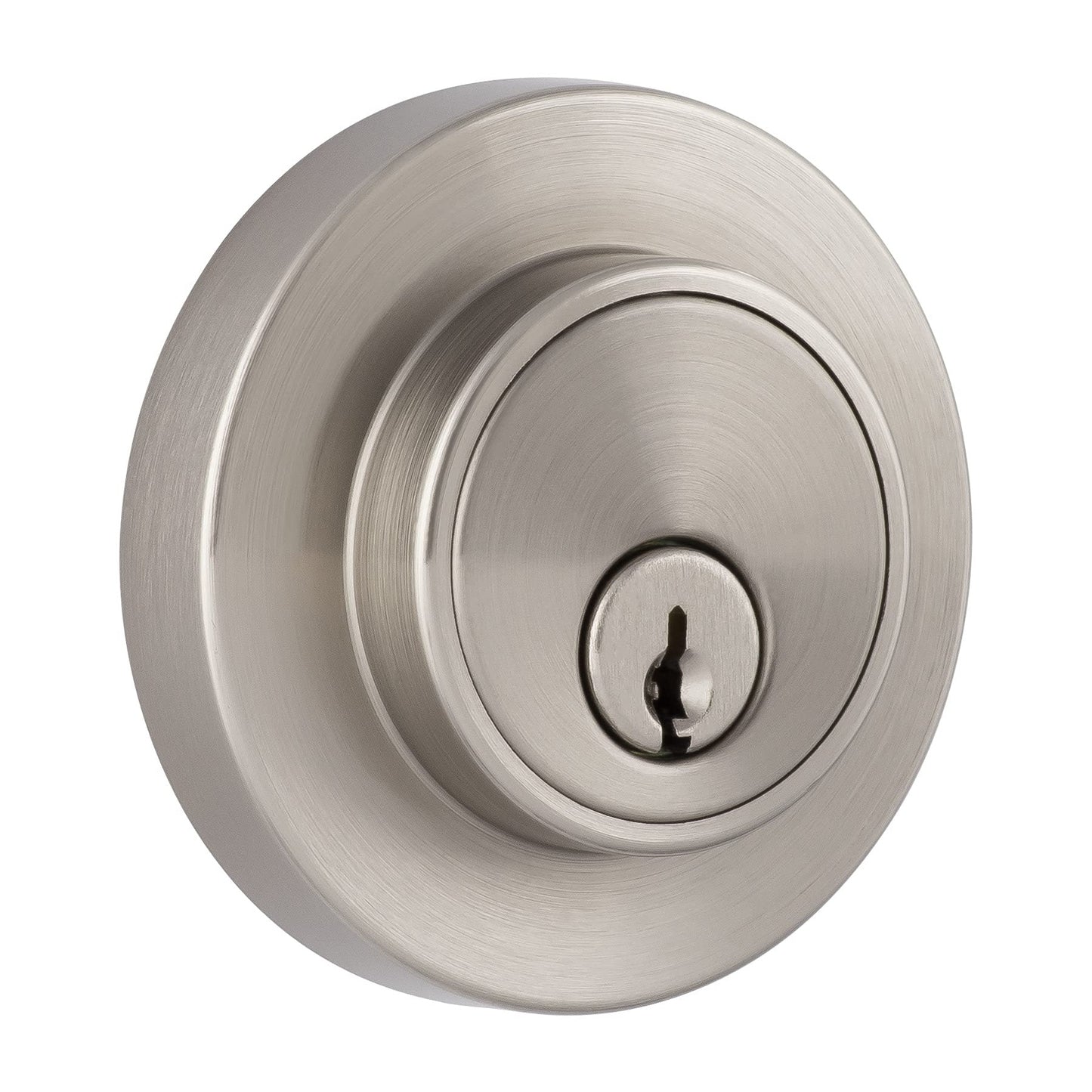 Miseno HLK8321U15 Elkton Single Cylinder Keyed Entry Deadbolt - Satin Nickel
