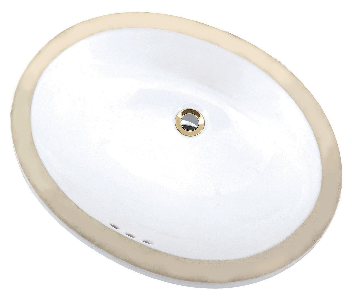 Mansfield Plumbing 216NS Petite Maple Under Counter Lavatory, White