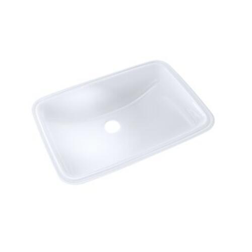 TOTO® 19 x 12-3/8 Rectangular Undermount Bathroom Sink Cotton White-LT542G#01
