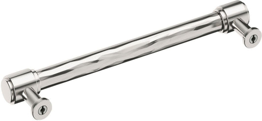 Amerock BP37539BBZG10 Lazzara 6-5/16" Hammered Cabinet Pull-Golden/Satin Nickel