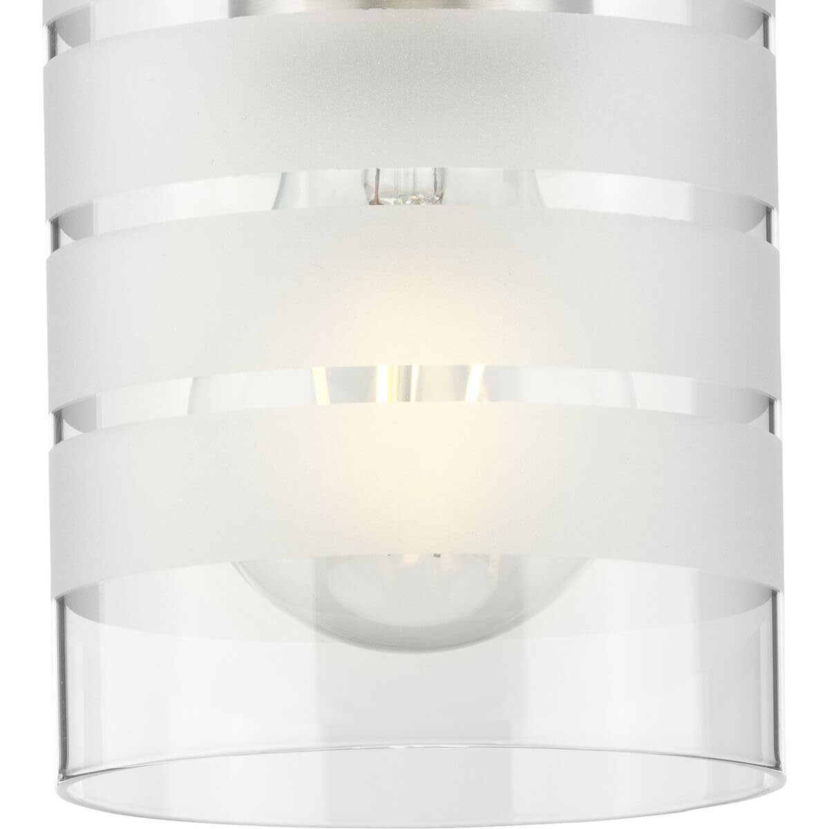 Progress Lighting P5158-09 Traditional Three Foyer Pendant Nickel, Silver Finish