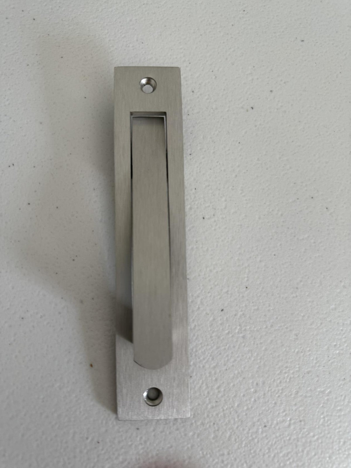 Deltana Pocket Door Jamb Bolt 6-1/8"x1-1/4" Brushed Nickel