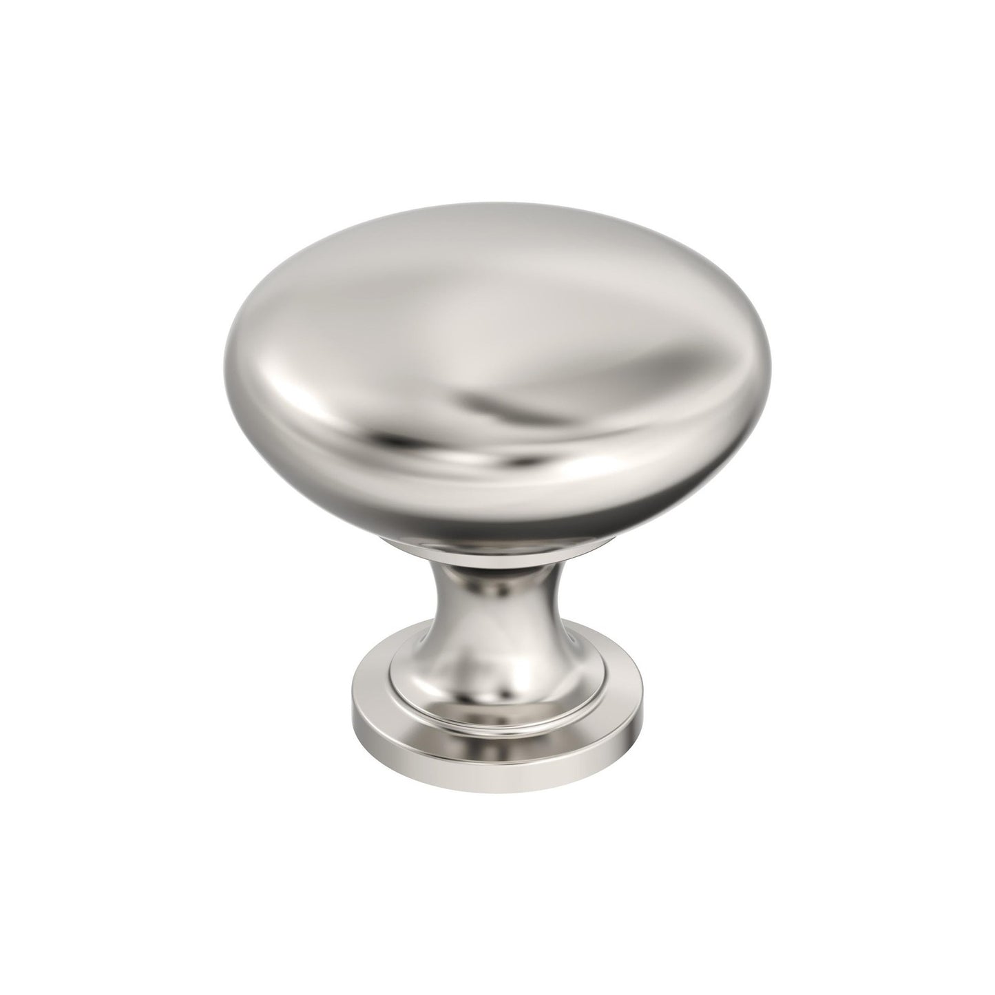 Amerock BP53005PN Edona 1-1/4" Dia Polished Nickel Cabinet Knob