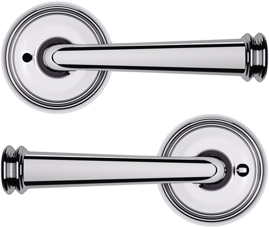 Baldwin 5116.044.PRIV Privacy Door Lever Set w/Rose - Lifetime Satin Brass