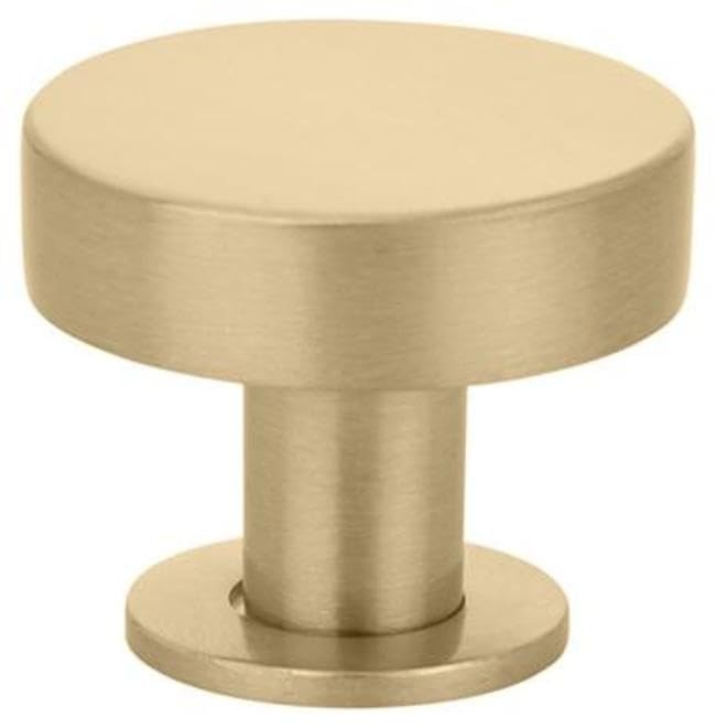 Emtek 86321US4 Cadet 1" Mushroom Cabinet Knob - Satin Brass