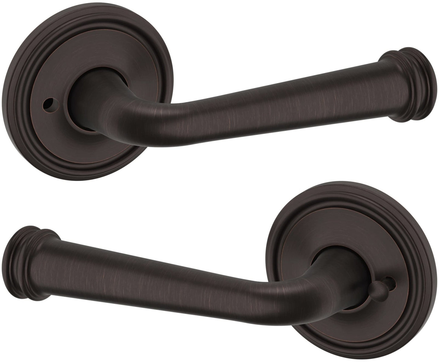 Baldwin 5116.044.PRIV Privacy Door Lever Set w/Rose - Lifetime Satin Brass