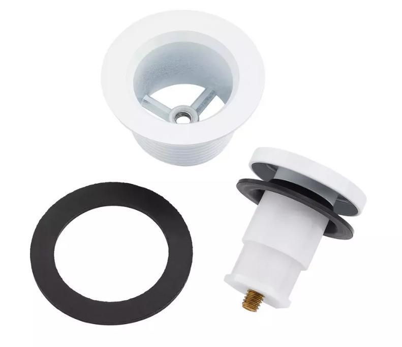 Signature Hardware SH439074WHT Pop-Up Tub Drain White