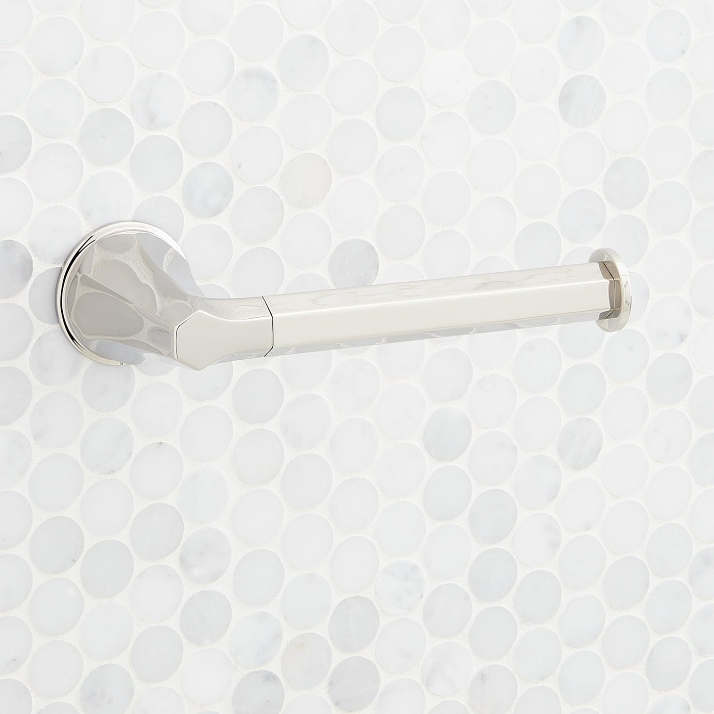 Signature Hardware SHEL555002CP Elita Wall-Mounted Toilet Paper Holder - Chrome