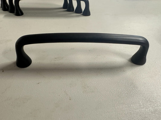 Signature Hardware - Orbin Brass 5" Black Cabinet pulls-several units available