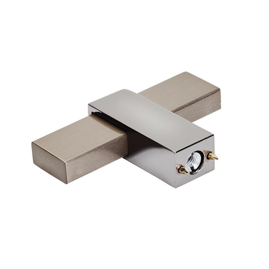 Amerock 36720SCBN- 2-3/8" Long Knob in Silver Champagne and Black Nickel