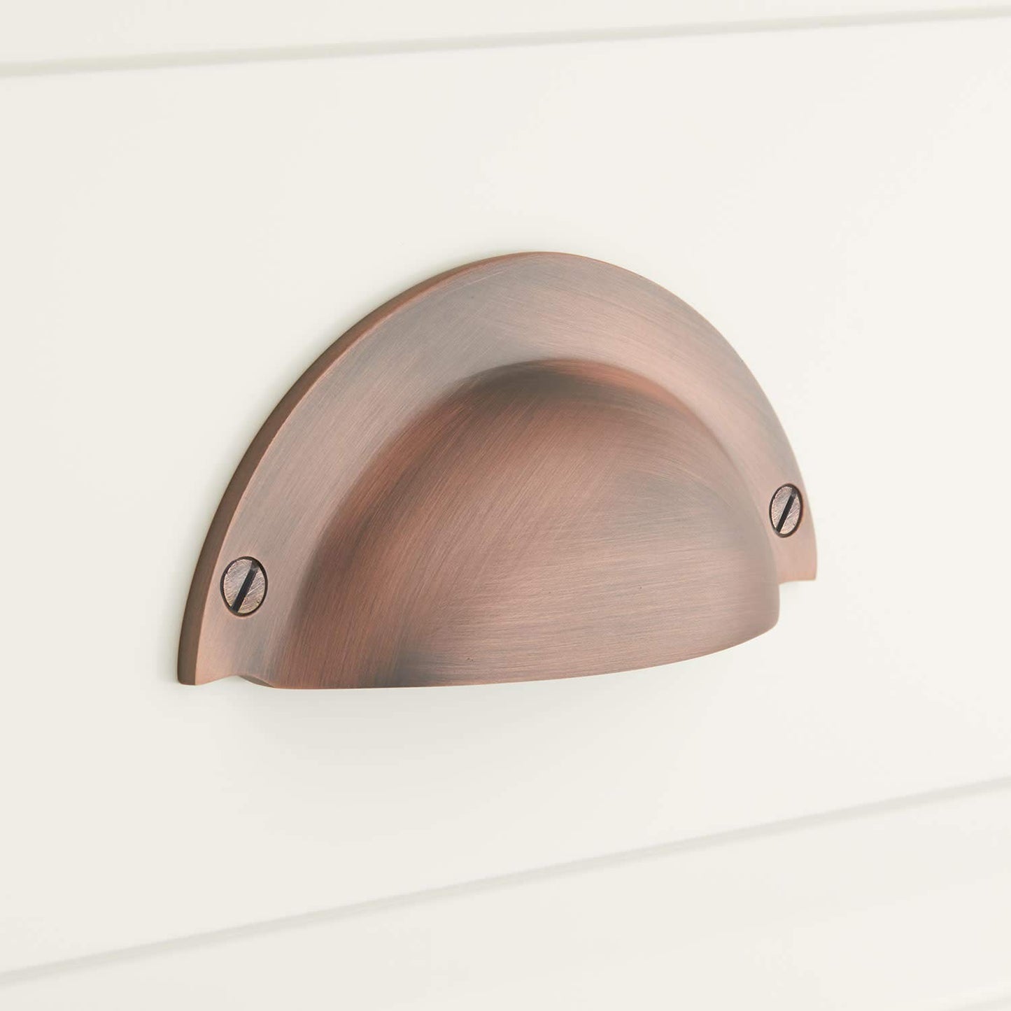 Signature Hardware EH1008.ACP 3-1/4" C2C Cup Cabinet Pull - Antique Copper