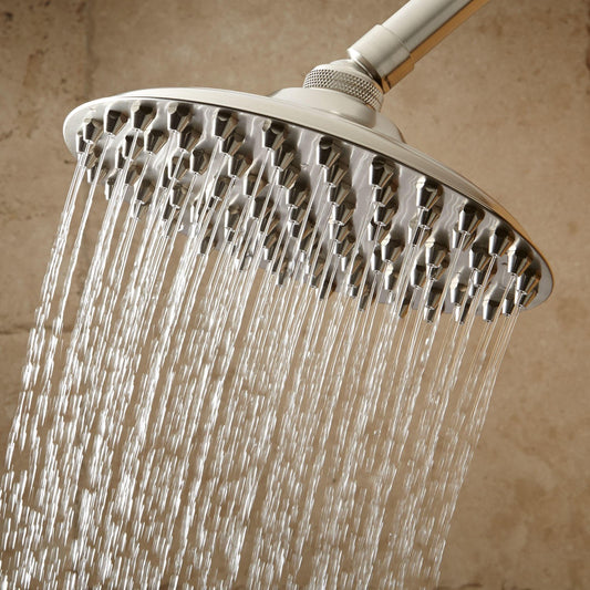 Signature Hardware 250948 8" Bostonian Single Function ShowerHead-Brushed Nickel