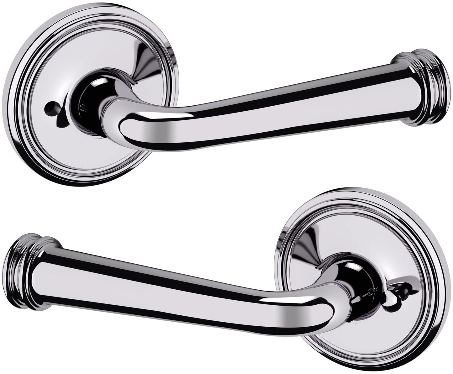 Baldwin 5116.044.PRIV Privacy Door Lever Set w/Rose - Lifetime Satin Brass