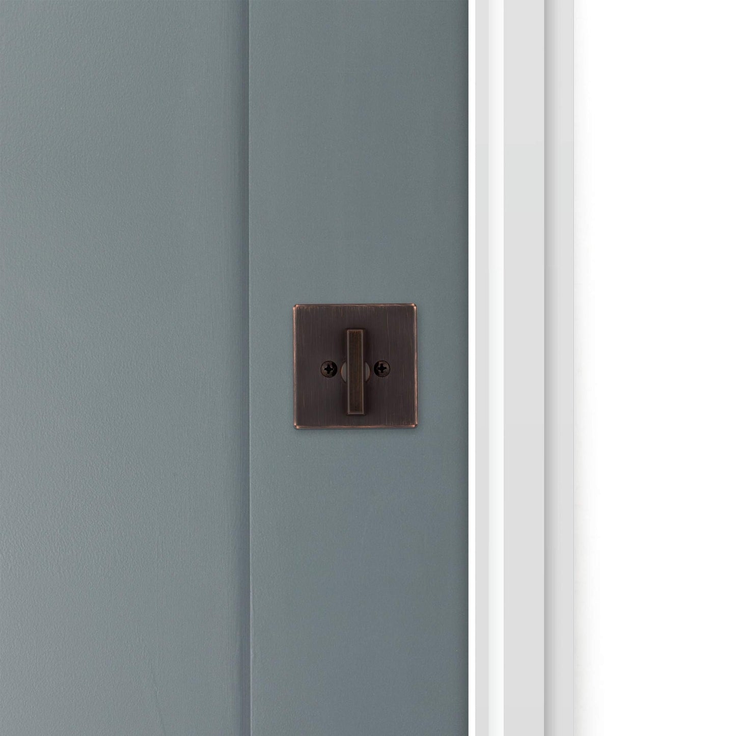 Kwikset 663SQT Privacy One Sided Deadbolt from The Signature Series Matte Black