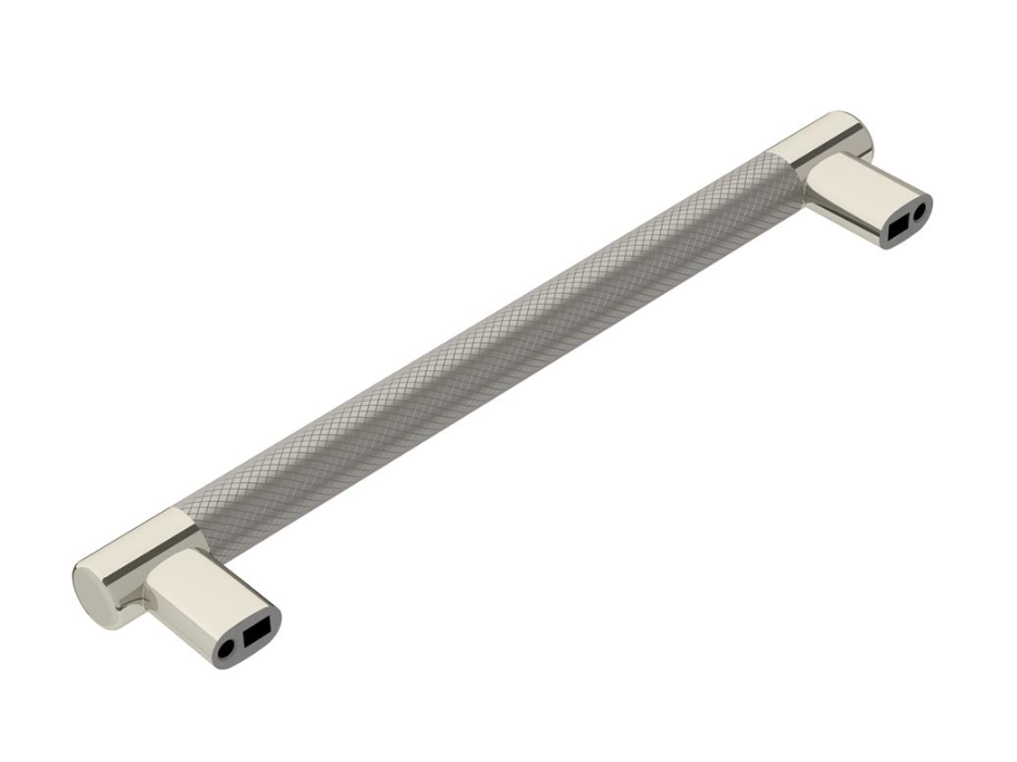 Amerock - ESQUIRE Cabinet Pull - 8" center-to-center - Polished Nickel/SS