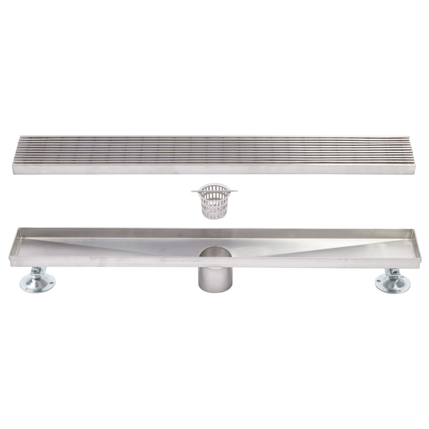Signature Hardware SH439012SS Carmen 32" Shower Drain - Polished Stainless Steel