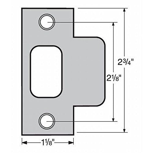 Kwikset 83028-018 - Plain latch & Deadlatch Strike - Latch - Black