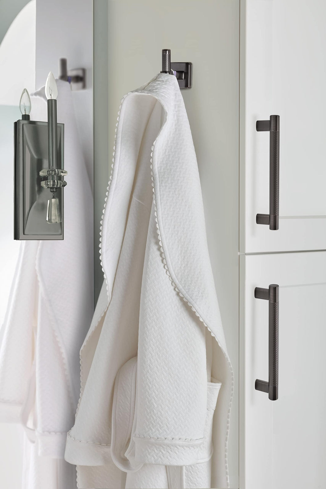 Amerock Kitchen Cabinet Pull Gunmetal 6-5/16 in C2C Bronx BP36559GM