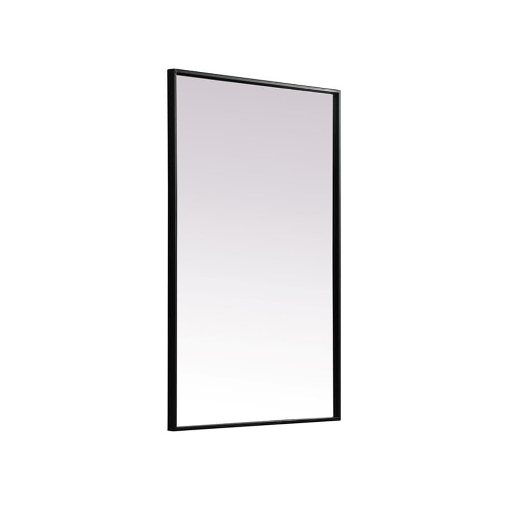 Elegant lighting MR42436BK Rectangular Mirror Black