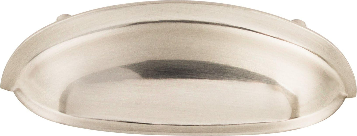Top Knobs M360 Somerset Collection 3" Somerset Cup Pull, Brushed Satin Nickel