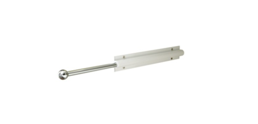 Easy Track-Sliding Wardrobe Rod - White