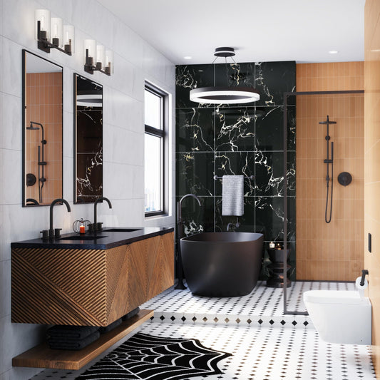 Signature Hardware SHLE24TBGM Lexia 24" Towel Bar - Gunmetal